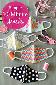 You can use the entire shape or half the shape and place on the fold of the fabric. Simple Comfortable Face Mask Pattern Crazy Little Projects