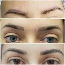 The ombré brow permanent makeup treatment creates a soft, defined look using a pixelated pattern. The Difference Between Microblading Vs Soft Tap Vs Ombre Tattoing Techniques Which One Is Better