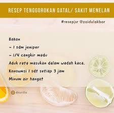 Resep Pereda Radang Tenggorokan Obat Alami Kesehatan Alternatif Resep Sehat