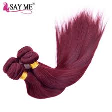 Burgundy weave hairstyles, burgundy brazilian hair. Online Wholesale Wine Burgundy Weave Hair And Get Free Shipping List Light U50