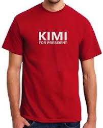 Kimi räikkönen was born on october 17, 1979 in espoo, finland as kimi matias räikkönen. Kimi Fur Prasident F1 Formel 1 Kimi Raikkonen Herren Damen Kinder T Shirt Ebay