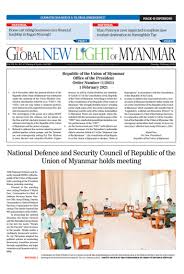 However, he did not declare an. 2 February 2021 Global New Light Of Myanmar