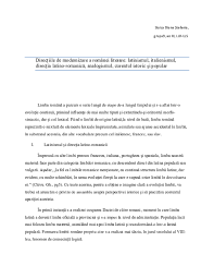 Eu prefer să mi se spună. Doc DirecÈ›iile De Modernizare A Romanei Literare Latinismul Italienismul DirecÈ›ia Latino RomanicÄƒ Analogismul Curentul Istoric È™i Popular Stefania Stoica Academia Edu