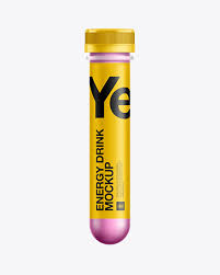 Download Energy Drink Tubes W Box Mockup In Tube Mockups On Yellow Images Object Mockups
