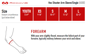 Mcdavid 6500 Hex Power Shooter Arm Sleeve Sports Depot