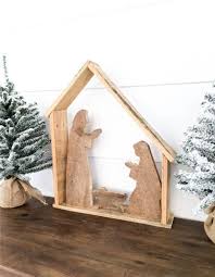 Huge sale on nativity set wood now on. How To Make A Simple Diy Wooden Nativity Lovely Etc