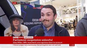 Member of parliament for uxbridge and south ruislip. Joris Bohnson Stoke Reaction On Supreme Court Decision That Proroguing Parliament Is Illegal Youtube