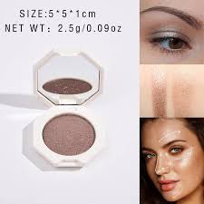 FB Highlighter Diamond bomb 3D Pink face & body Shimmering Highlighter  Makeup Palette Smooth Glitter Contouring Powder