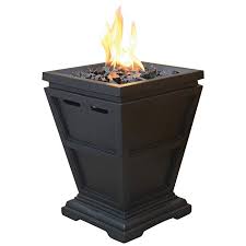 Ehomexpert propane fire pit column, square 30000 btu outdoor gas fire pit table for outdoor garden backyard deck with lave rocks and pvc weather cover, csa certificationp 5.0 out of 5 stars 2 2 offers from $289.99 Slate 15 High Propane Gas Column Fire Pit 85k39 Lamps Plus