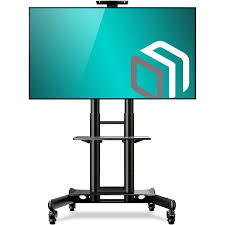 Buy online with fast, free shipping. Onkron Mobile Tv Stand With Mount Rolling Tv Cart For 40 70 Lcd Led Flat Screen Tv With Wheels Shelves Height Adjustable Tv Trolley Ts15 51 Buy Online In Luxembourg At Luxembourg Desertcart Com