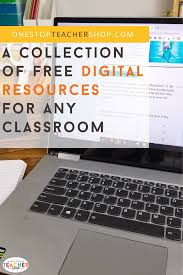 Free Digital Resources For Distance Learning One Stop Teacher Shop In 2020 Online Teaching Resources One Stop Teacher Shop Distance Learning