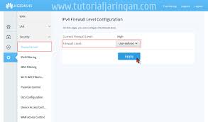 Beberapa kasus memang layanan internet indihome lemot karena adanya beberapa. Cara Setting Firewall Dan Mengaktifkan Remote Management Di Modem Ont Huawei Hg8245h5 Tutorial Jaringan Komputer Configure Your Knowledge