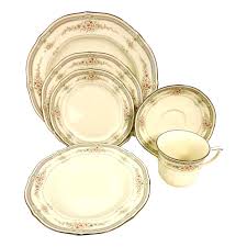 Noritake Asian Song Ivory Porcelain China 5 Piece Place Setting - Patt –  Zsinta
