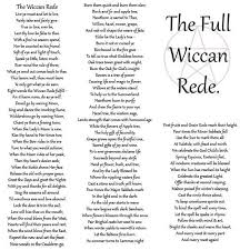 The Full Wiccan Rede Witches Of The Craft Wiccan Books Wiccan Spell Book Wiccan Rede