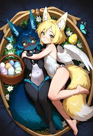 cinderace x lopunny - SeaArt Al - Free Al Art Generator