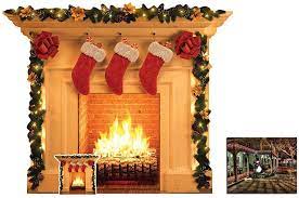 Amazon.com: BundleZ-4-FanZ Christmas Fireplace Large Cardboard  Cutout/Standup Fan Pack, 101cm x 121cm Includes Mini Cutout and 8x10 Photo  : Home & Kitchen