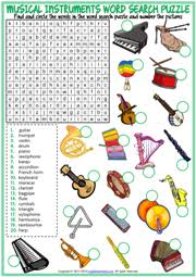 Maybe you would like to learn more about one of these? Musical Instruments Esl Vocabulary Worksheets