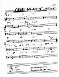 Jazz Standard Realbook Chart Green Dolphin Street En 2019