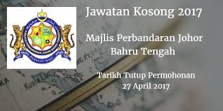 Also known as the johor bahru tengah municipal council in english. Majlis Perbandaran Johor Bahru Tengah Jawatan Kosong Mpjbt 27 April 2017 Johor Johor Bahru Pasir Gudang