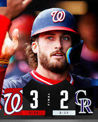 The Washington Nationals take game one of today's doubleheader.