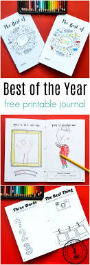 Best Of The Year Free Printable Journal For Kids To Fill On New Year S Eve Kids Journal Kids New Years Eve Printables Free Kids
