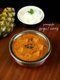 Pineapple Curry Recipe Pineapple Gojju Recipe Ananas Menaskai Recipe Pineapple Curry Pineapple Curry Recipe Curry Recipes
