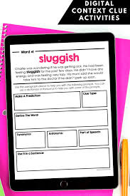 Digital Context Clue Activities For Upper Elementary Students Video In 2020 Context Clues Activities Context Clues Distance Learning