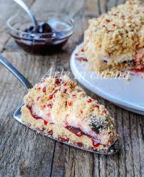 Potete anche invertire i colori (crema al cocco di base e crema alle ciliegie di copertura): Sbriciolata Ricotta E Amarene Senza Cottura Veloce Ricette Dolci Dolci Senza Cottura