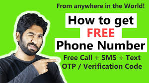 Free virtual mobile number for sms verification usa. How To Get A Free Phone Number Free Virtual Phone Number For Verification Youtube