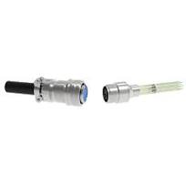 10 Pin 5015 Style Circular Connector, 700V, 4.8 Amp, Alumel ...