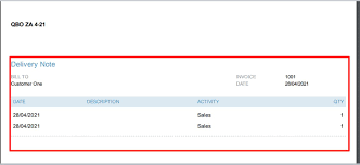 Image result for Delivery Note