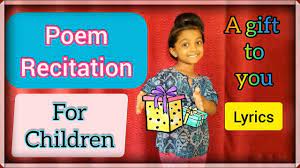 Poetry is the rhythmical creation of beauty in words. A Gift To You English Poem Recitation Action Song For Kids Thanks Giving Song Youtube