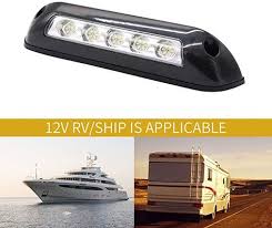Gloaso Rv 12v Dc 2 6w Led Awning Lights Bar Porch Lamp 6000k White For Caravan Boat Marine Trucks Motor Home Rv Cam Motor Home Camping Awning Lights Porch Lamp