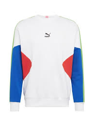 Puma Sweatshirt In Blue Red White Sweatshirts Puma Sweatshirts Puma