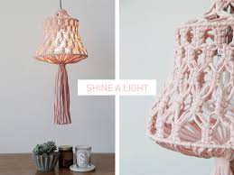 Let's start out with a few supplies, shall we? Shine A Light Macrame Pendant Light