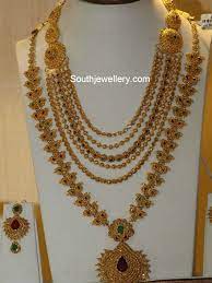Uncut Step Haram And Mango Mala Photo Mango Mala Jewellery Bridal Gold Jewellery Designs Bridal Jewelry Vintage