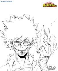 Shoto todoroki printable coloring pages novocom.top. My Hero Academia Coloring Pages 100 Free Coloring Pages