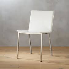Shop Phoenix Ivory Chair Streamlined One Piece Leather Suits N Seats All Sizes Wide Seat Back Dine Sq Dining Chairs White Leather Dining Chairs Ivory Chair