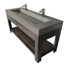 60 Lavare Vanity With Concrete Ramp Sink Drawer Custom Bathroom Vanity Concrete Bathroom Concrete Sink