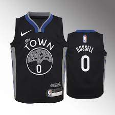 Youth Golden State Warriors City D Angelo Russell Jersey Black