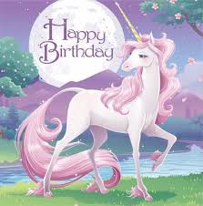 Servietten Unicorn Einhorn Party Einhorn Geburtstag Alles Gute Zum Geburtstag Nachrichten Herzliche Geburtstagsgrusse
