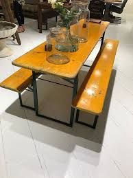 Murauer Biergarten Table And Benches Set From Germany Ebay Antique Table Table And Bench Set Table