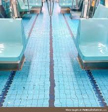 This Subway Floor Made To Look Like A Swimming Pool Funsubstance Pool Swimming Pools Pictures