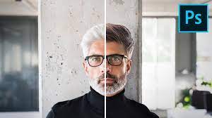 Best Way To Turn White Hair Dark In Photoshop Youtube Gold Blonde Hair Gold Blonde White Hair