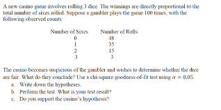 Golden dice 3 slot machine. A New Casino Game Involves Rolling 3 Dice The Chegg Com