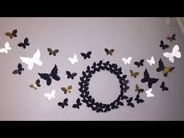 Diy Room Decor Ideas Making Girl With Butterfly Dress Wall Decor With Butterfly Butterfly Girl Di Butterfly Wall Decor Diy Butterfly Wall Decor Diy Butterfly
