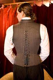 Beau Brummel Custom Waistcoat Corset Back Clothes Steampunk Clothing Fashion