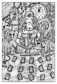 (rápido, ¡dibuja!), la cual intentará adivinar qué es lo que estamos dibujando en menos de 20 segundos. Adivina Mujer Con Cartas De Tarot Y Bola Magica Dibujado A Mano Ilustracion Vectorial Grabado De Dibujo En Linea Dibujo En Blanco Y Negro Ver Toda La Coleccion De Fantasia En Mi