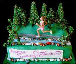 Easy instructions for making this 40th birthday cake: 40th Runner Themed Birthday Cake Designs 40th Birthday Ideas 40th Birthday Ideas For Cakes Looking For The Perfect Birthday Cake For His 40th Winter Goudeau