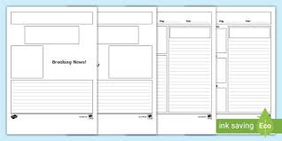 Other than newspaper template, the site also displays several customized funny templates that can go viral. Blank Newspaper Template For Kids Creative Writing Ela